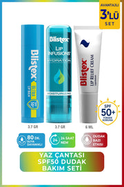 Blistex Yaz Çantası SPF50 Dudak Bakım Seti