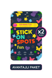 Stick On Spots S.O.S Band Fun - 20 Adet /akne Bandı - Pimple Patch- Hidrokolloid Bant