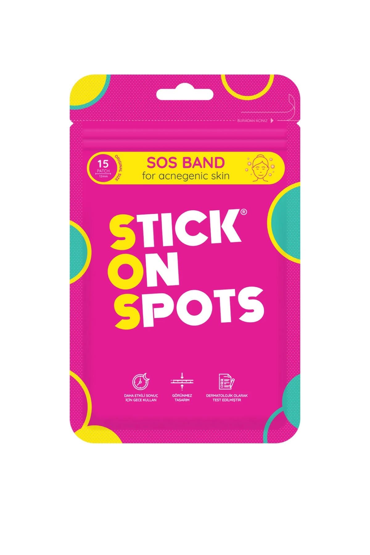 SOS AKNE Bandı 15'li Bant SOS Tonik Ped