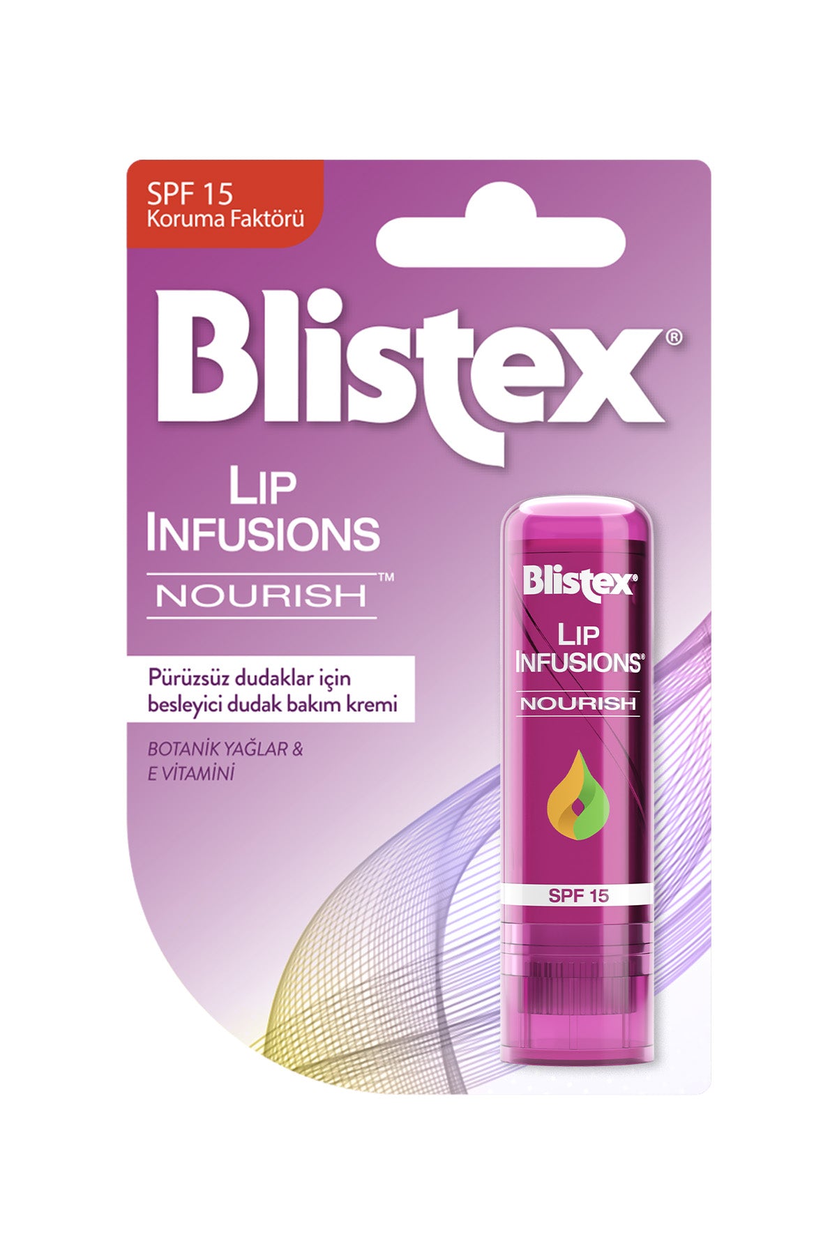 Blistex Pürüzsüz Dudaklar için Besleyici Dudak Bakımı Lip Infusions Nourish SPF15 3,7G