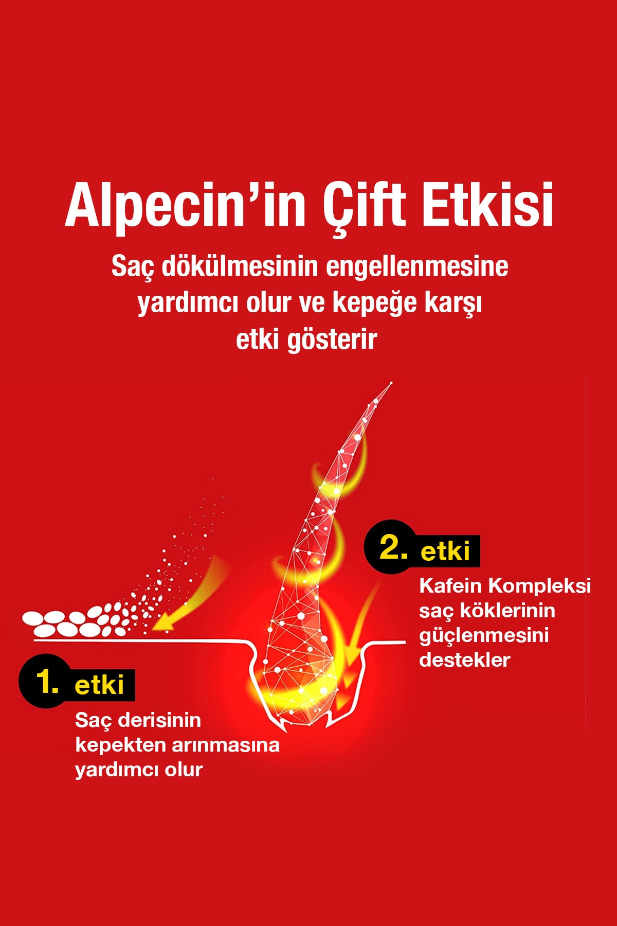 Double Effect Kafeinli Dökülme ve Kepek Karşıtı Şampuan