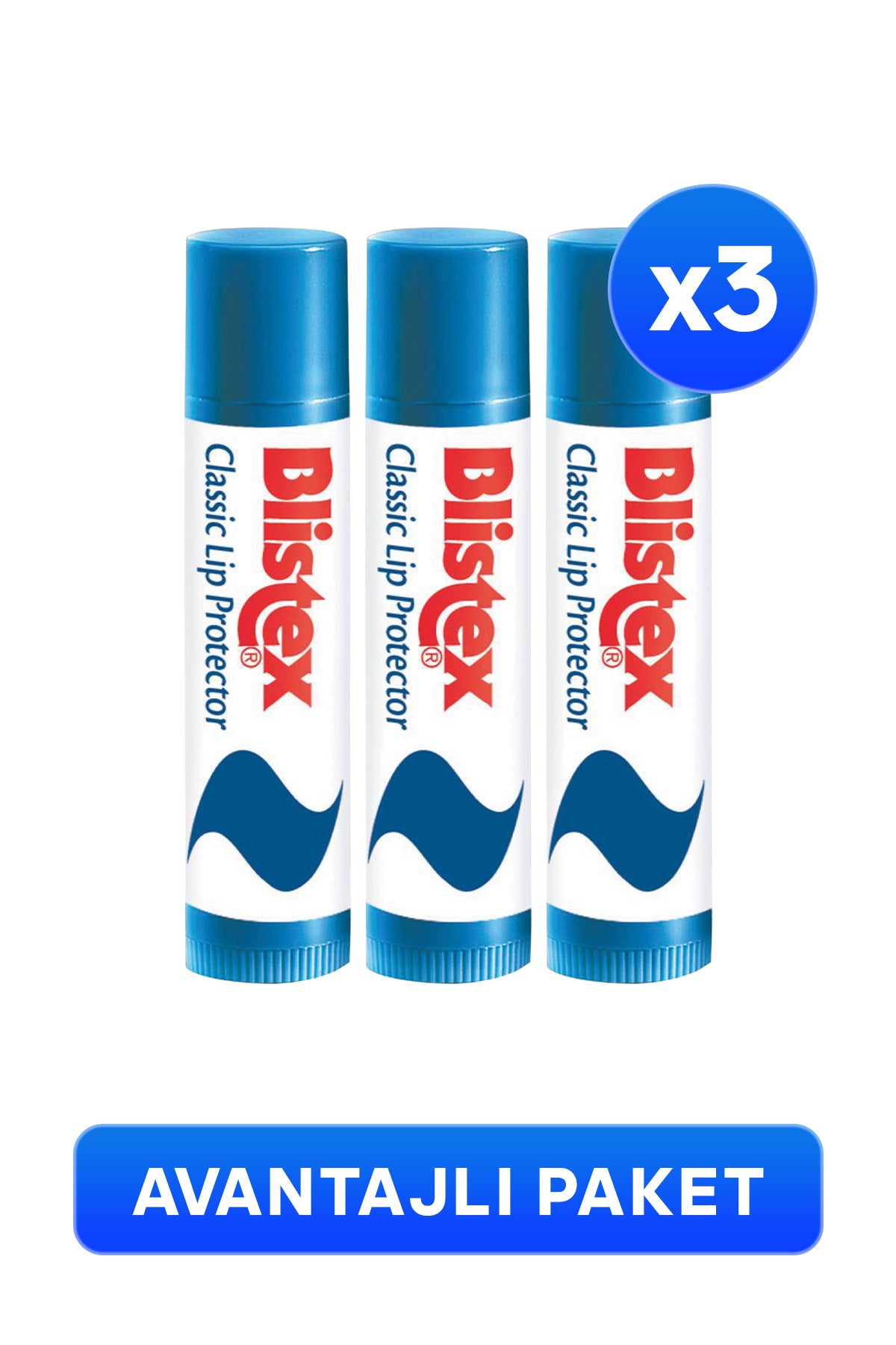 Blistex Classic Lip Protector SPF 10 - Günlük Nemlendirici ve Güneş Korumalı Dudak Kremi, 4,25 g x2