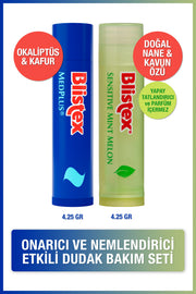 Medplus Stick 4,25gr+Sensıtıve Mınt Melon Nemlendirci Kurtarıcı Dudak Bakım Kremi  4.25gr
