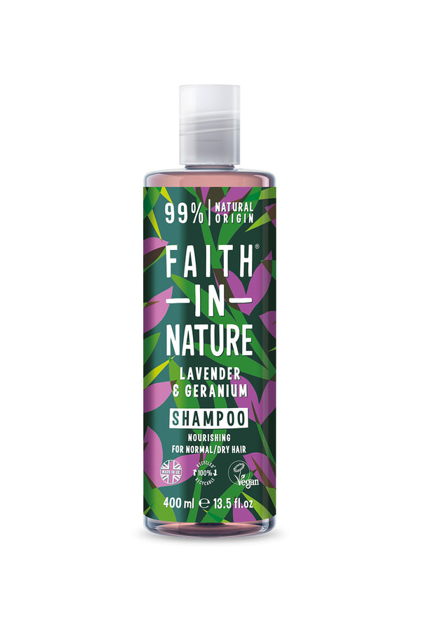 Faith in Nature %99 Doğal Rahatlatıcı Lavanta & Sardunya Şampuan 400 ml