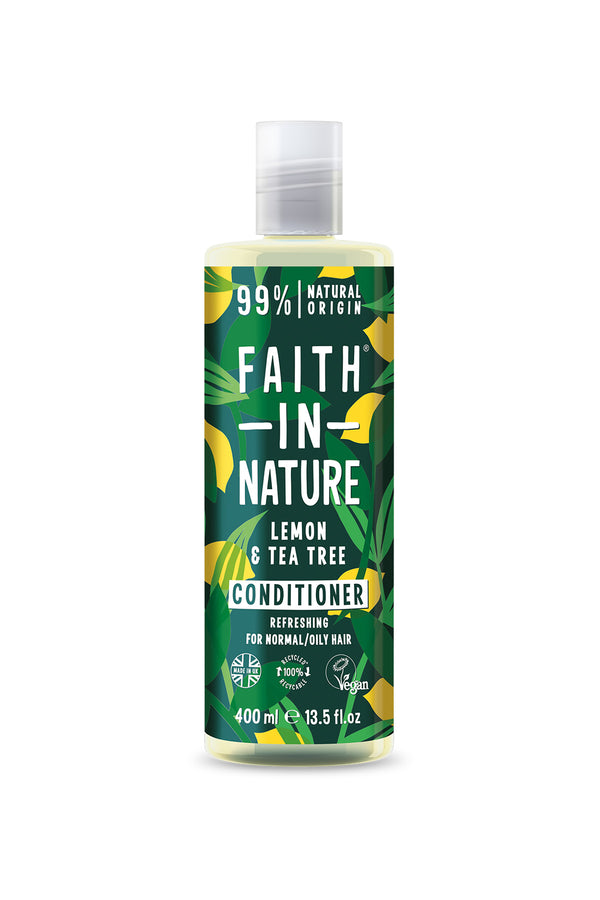 Faith in Nature %99 Doğal Ferahlatıcı Limon & Çay Ağacı Saç Kremi 400 ml