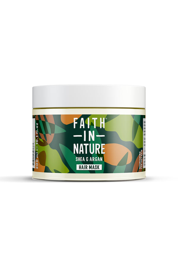 Faith in Nature %99 Doğal Besleyici Shea & Argan Saç Bakım Maskesi 300 ml