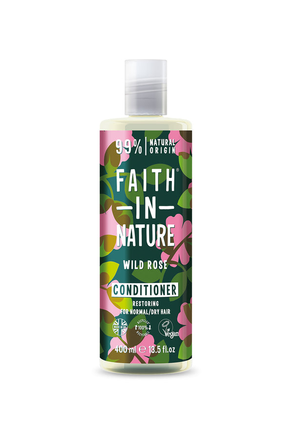 Faith in Nature %99 Doğal Onarıcı Yabani Gül Saç Kremi 400 ml