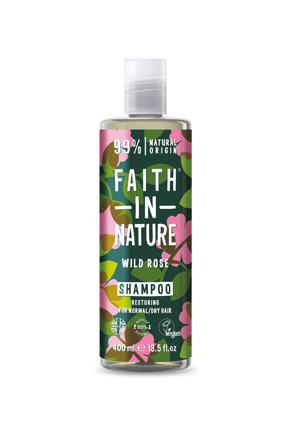 Faith in Nature %99 Doğal Onarıcı Yabani Gül Şampuan 400 ml