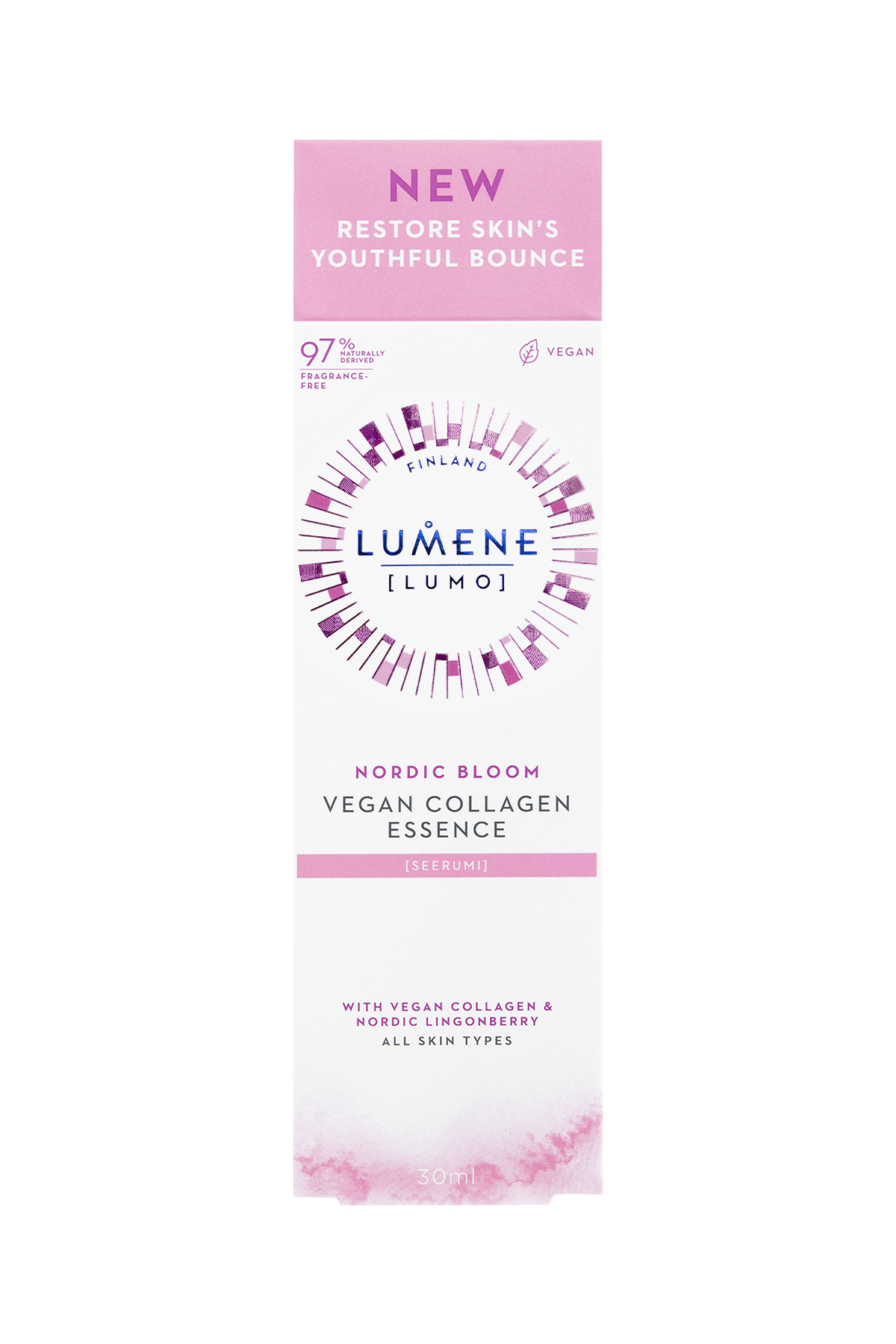 Nordic Bloom Kırışıklık Karşıtı ve Yoğun Nem Veren Vegan Kolajen Serum 30 ml