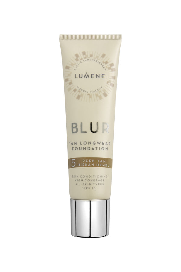 Lumene Blur 16H SPF 15 16 Saat Kalıcı Fondöten Deep Tan 30 ml