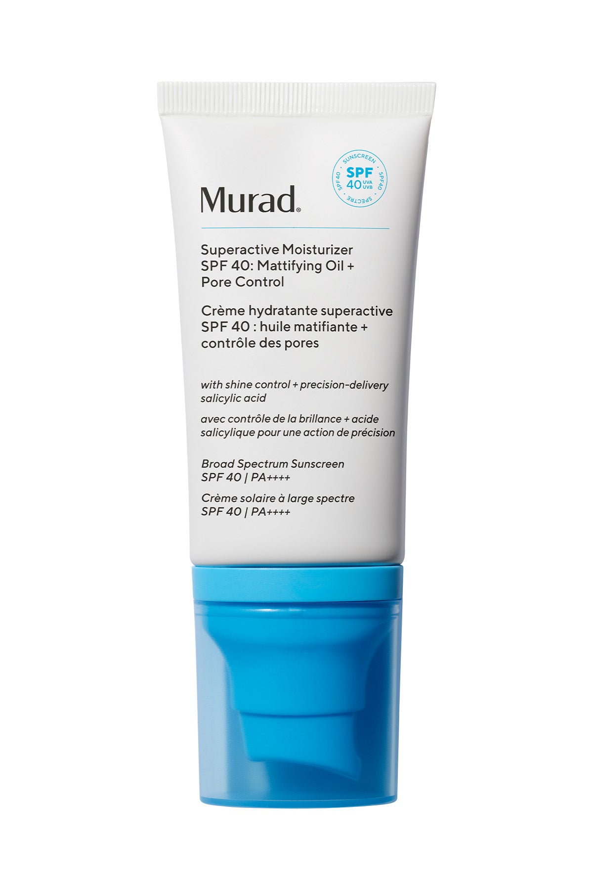 Superactive SPF40 Moisturizer:Mattifying Oil+Pore