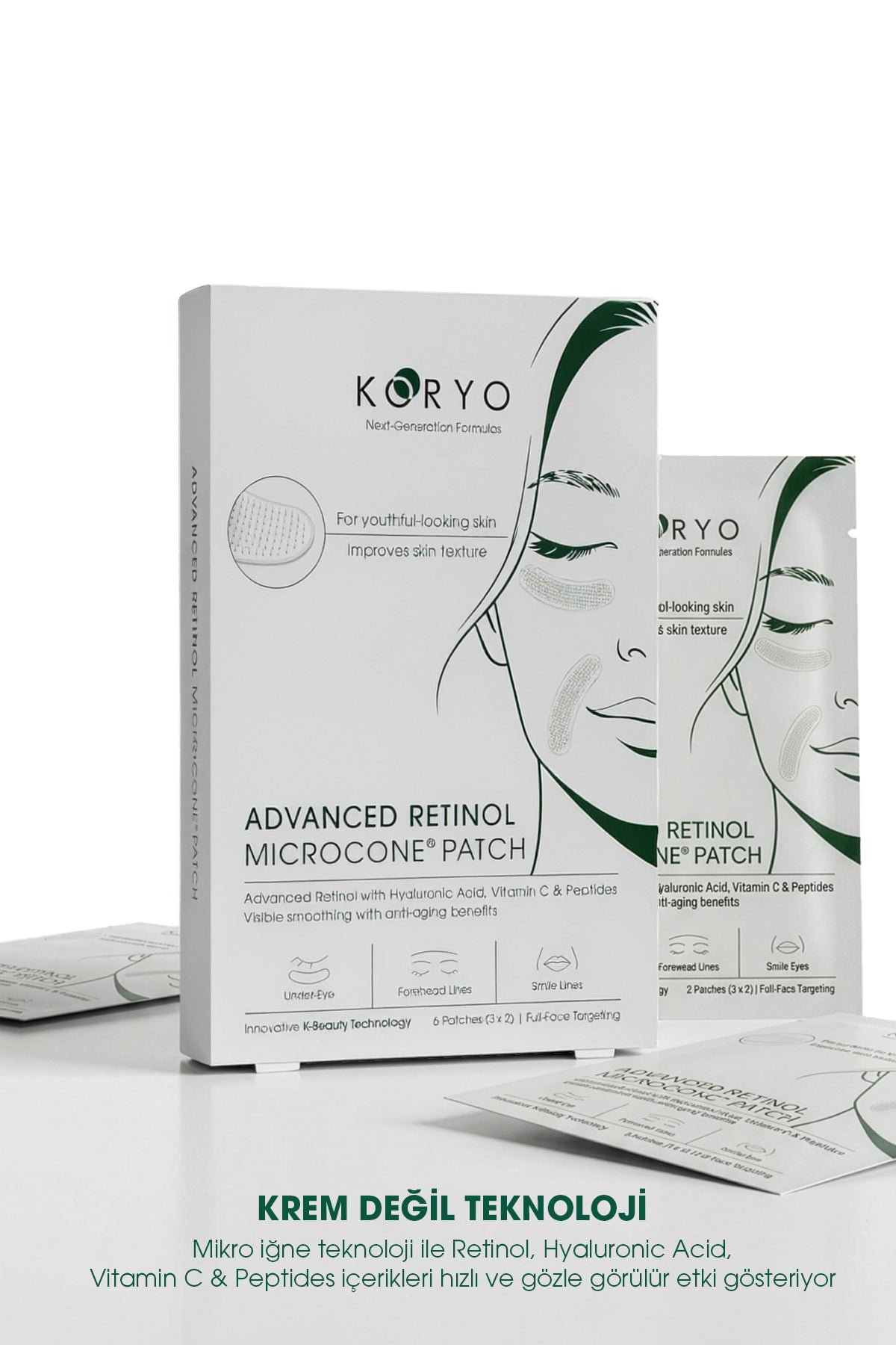 Koryo Advanced Retinol Microcone Patch / Mikroiğneli Göz Altı Bakım Bandı