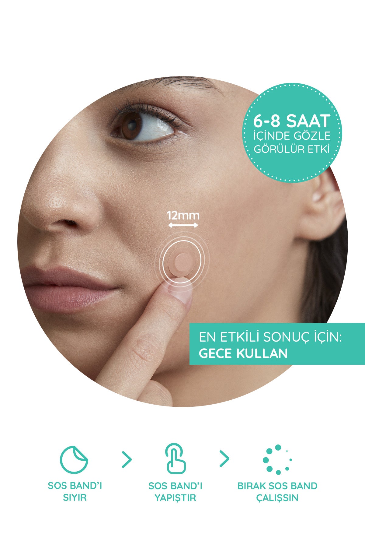 SOS Band Original (15’li) & Maxi (6’lı) %100 Hidrokolloid Sivilce/Akne Bandı