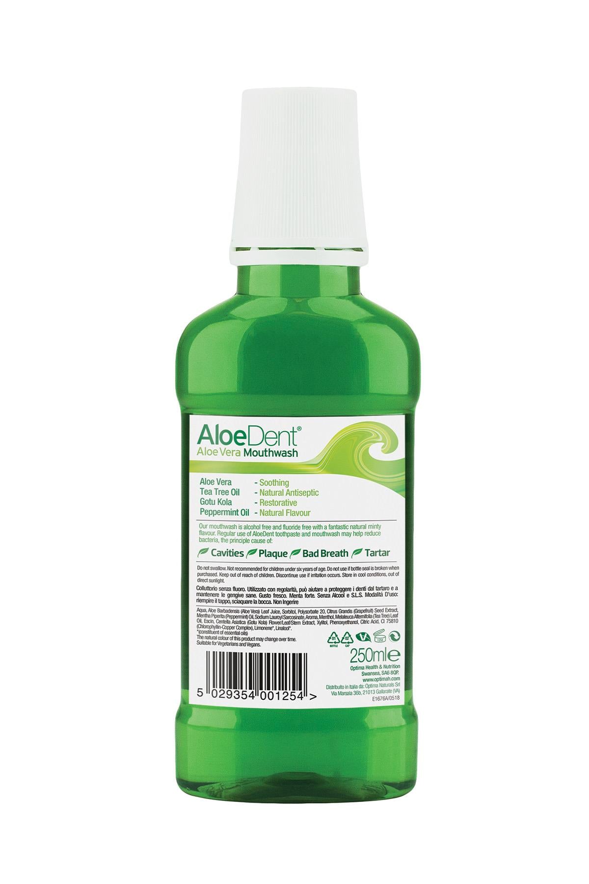 Gotu Kola ve Aloeveralı Ferahlatıcı Ağız Bakım Suyu X2