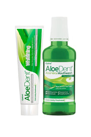 Aloevera  Ekstra Beyazlatıcı Diş Macunu 100ml+ Ağız Kokusu Önleyici Ağız Bakım Suyu 250ml