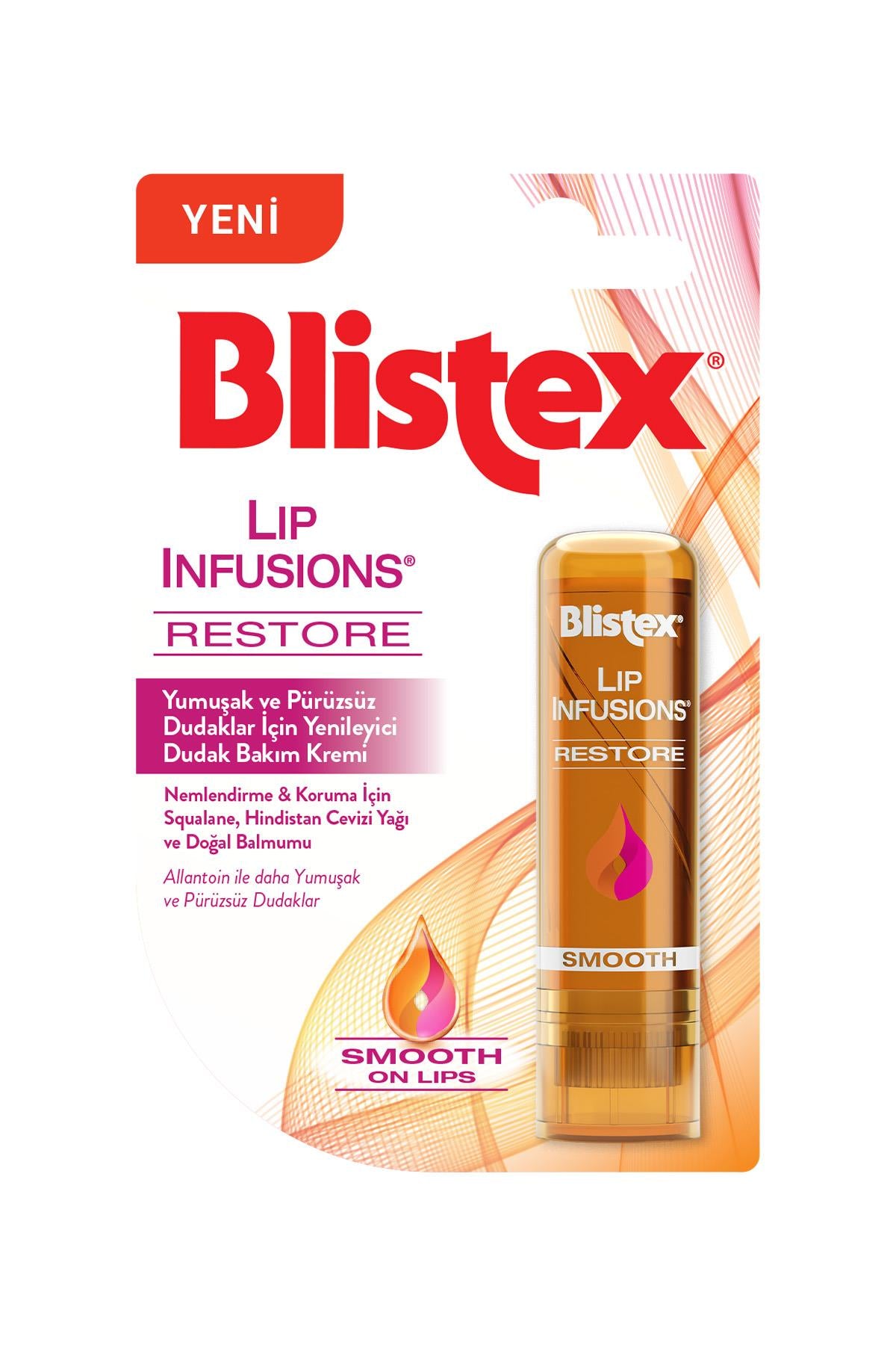 Lip Infusion Restore - Yumuşak ve Pürüzsüz Dudaklar İçin Yenileyici Dudak Bakım Kremi- 3.7gr