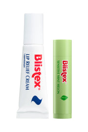 Blistex Lip Relief Cream SPF 10 6 ml + Sensitive Mint Melon Dudak Bakım Kremi 4,25 g