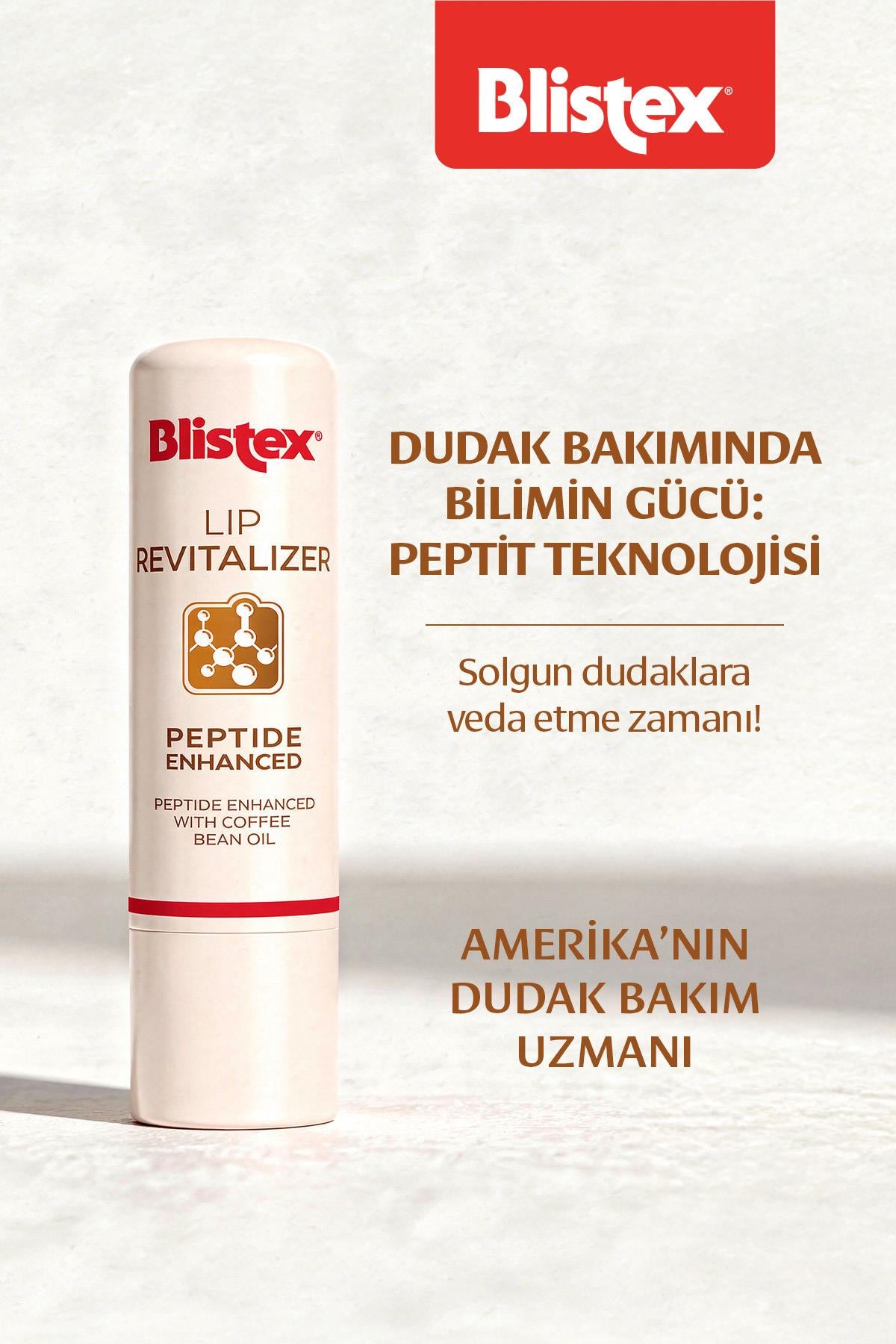 Lip Revitalizer -Yenileyici, Nemlendirici ve Dolgun Görünüm Destekleyici Peptit İçeren Dudak Kremi