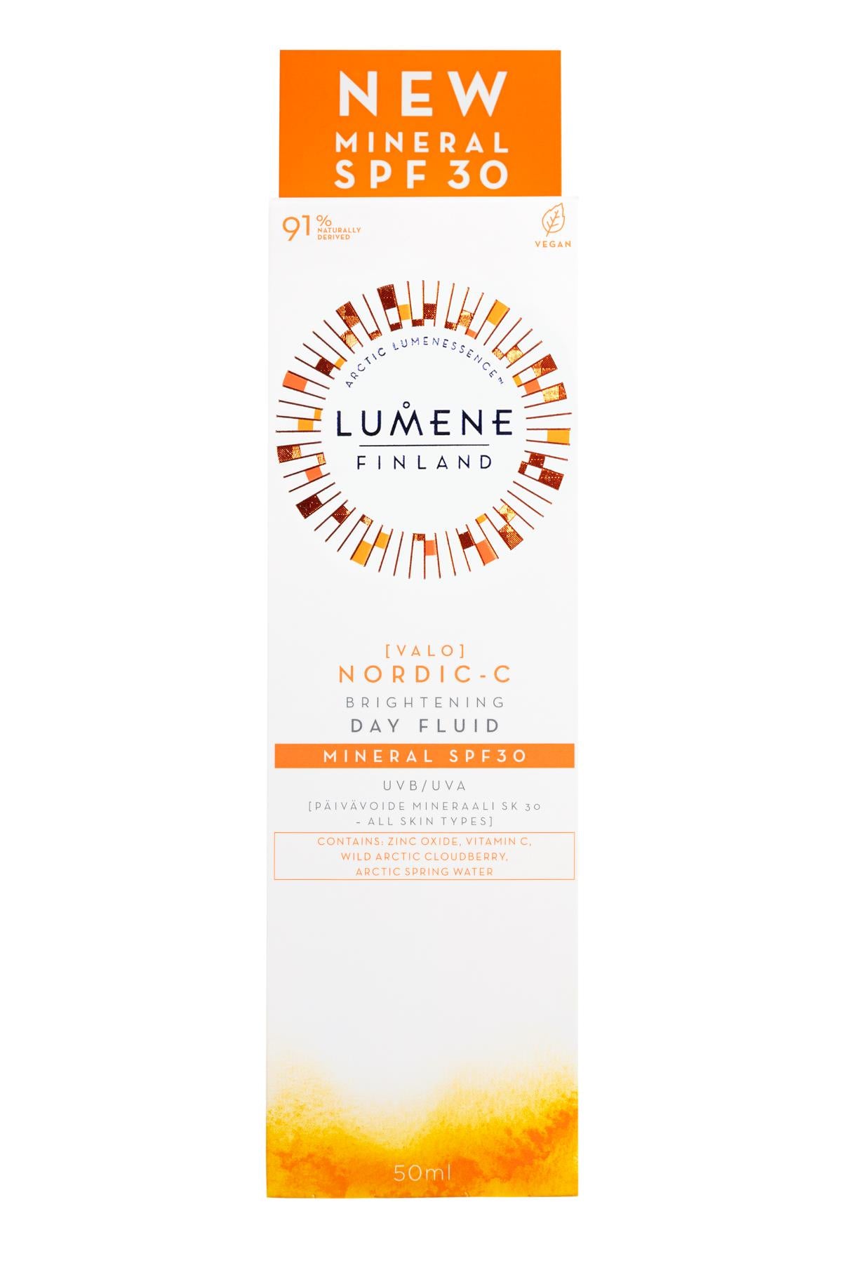 Nordic C SPF30 Mineral Filtreli Aydınlatıcı Güneş Koruyucu 50 ml