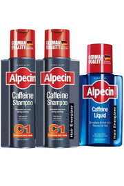 Alpecin C1 Kafein İçeren Dökülme Karşıtı Şampuan 250ML X2 adet + Alpecin Kafein İçeren Dökülme Karşıtı Saç Losyonu 200ML