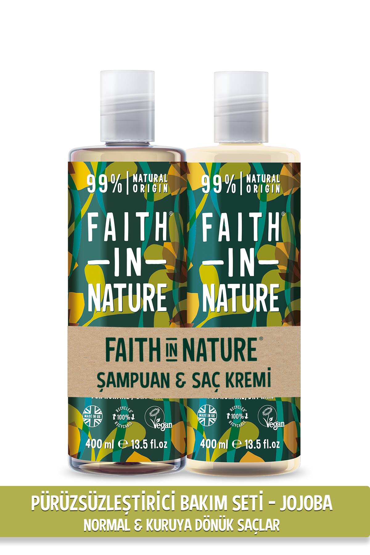 %99 Doğal Pürüzsüzleştirici Şampuan&Saç Kremi Jojoba