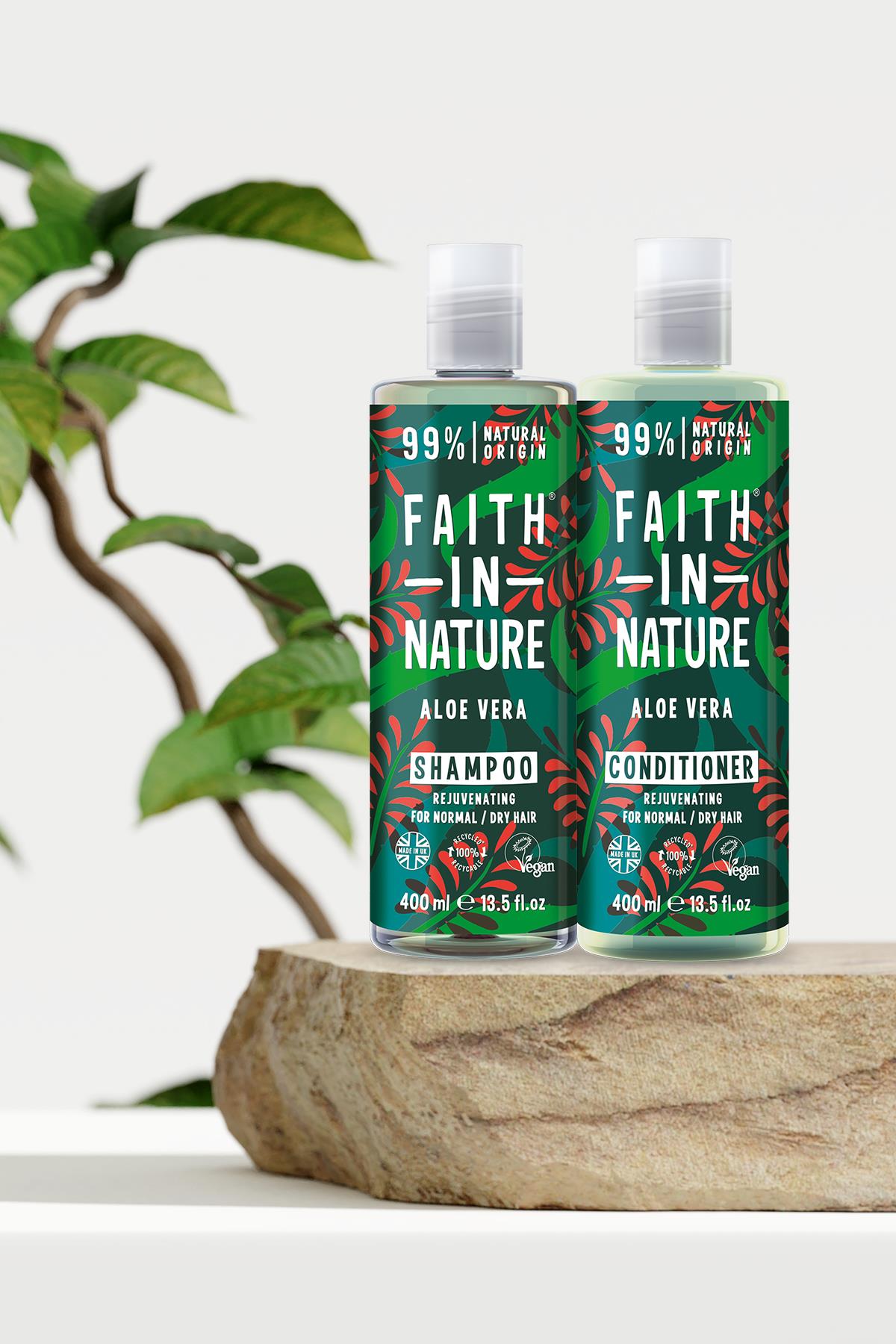 %99 Doğal Yenileyici Şampuan&Saç Kremi  Aloe Vera