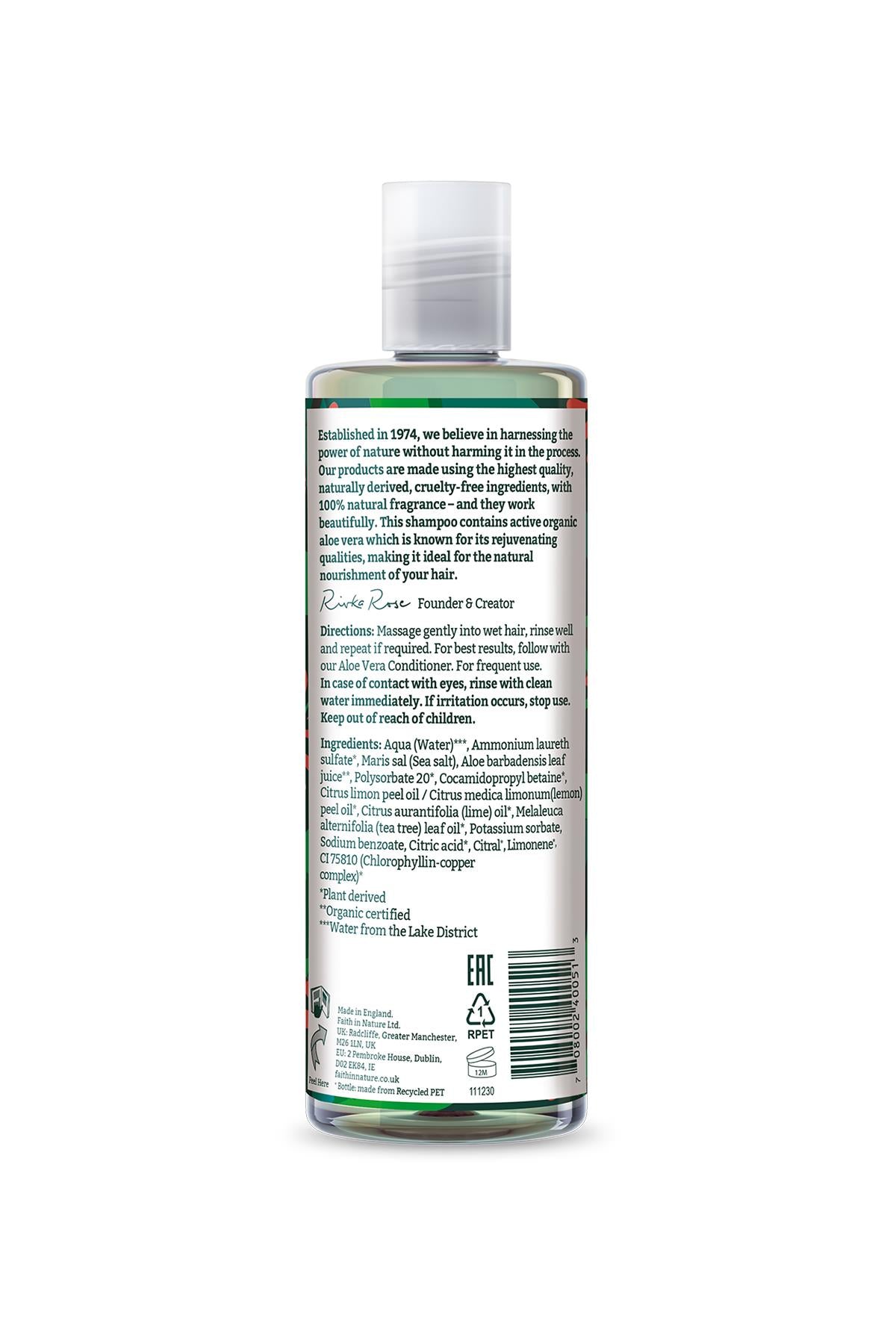 %99 Doğal Yenileyici Şampuan Aloe Vera Normal&Kuruya Dönük Saçlar İçin