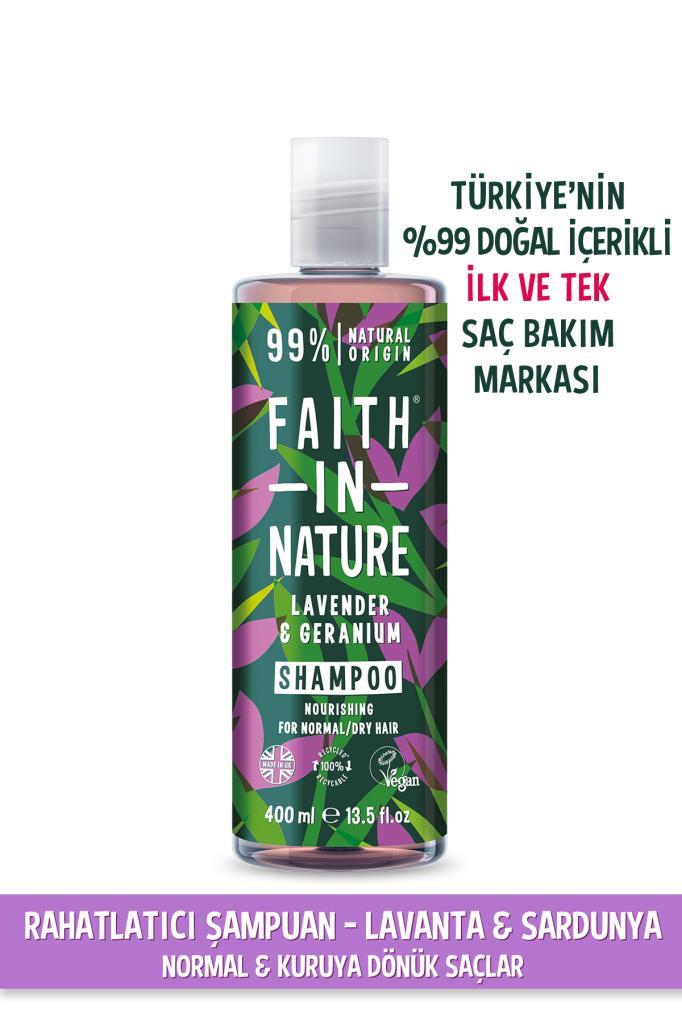 %99 Doğal Rahatlatıcı Şampuan Lavanta&Sardunya Normal&Kuruya Dönük Saçlar İçin