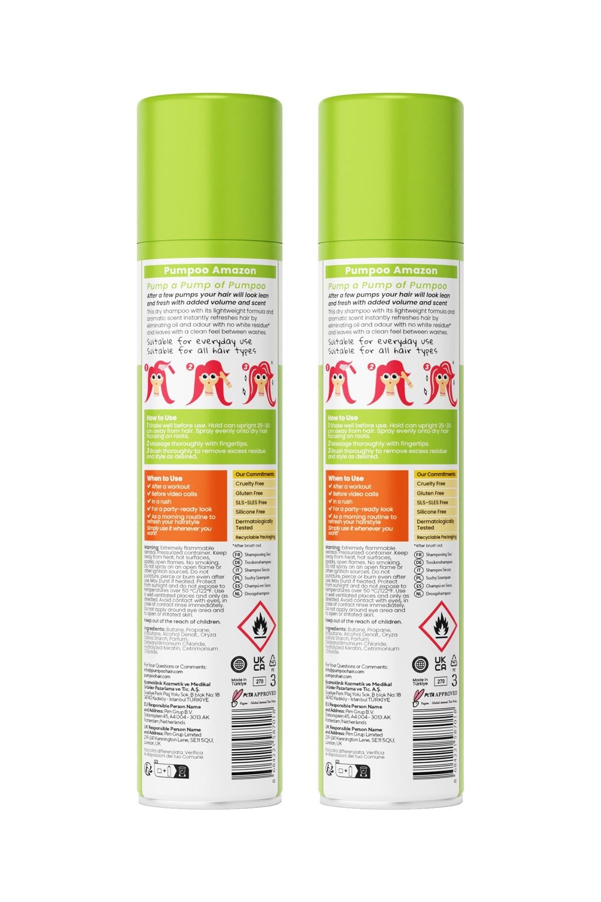 Pumpoo Amazon Kuru Şampuan 200 ml