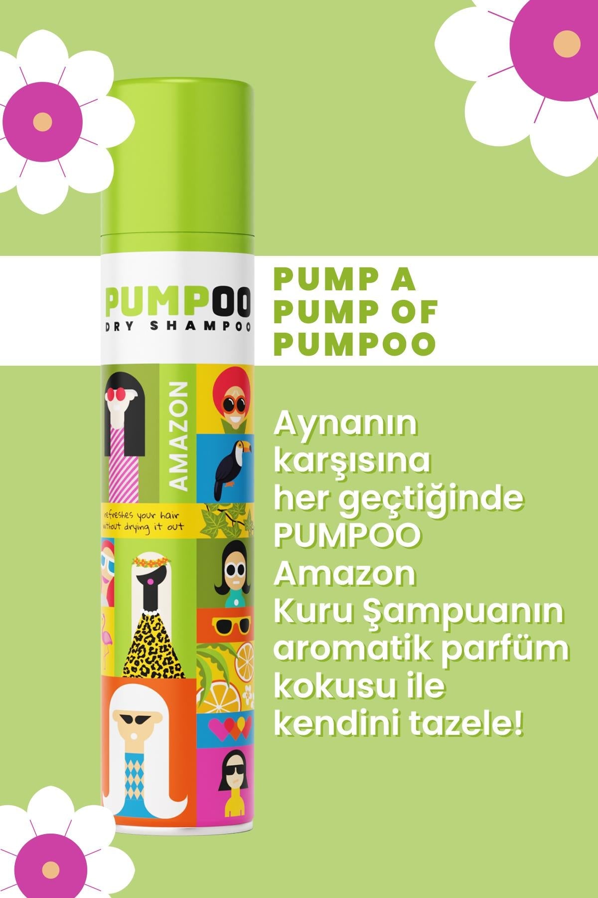 Pumpoo Amazon Kuru Şampuan 200 ml