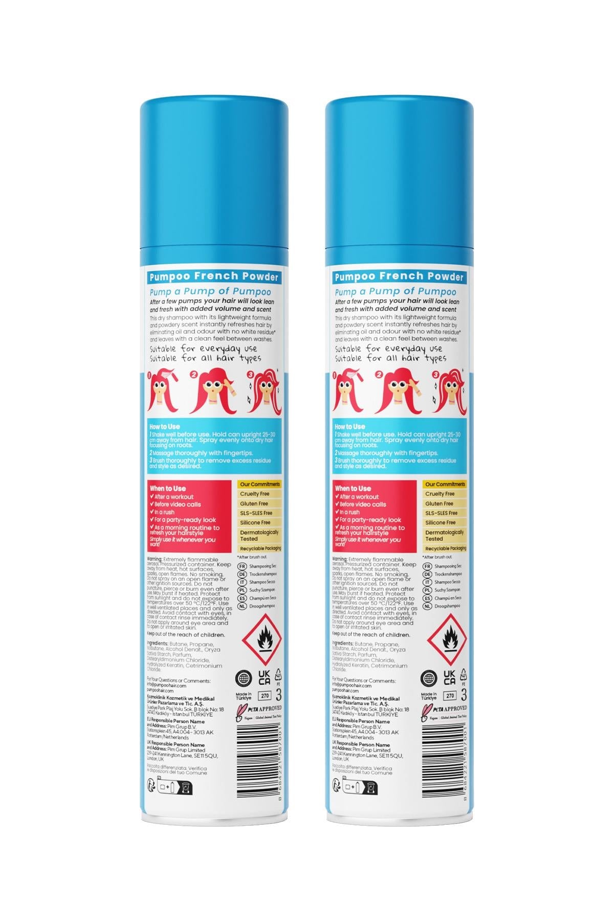Pumpoo French Powder Kuru Şampuan 200 ml