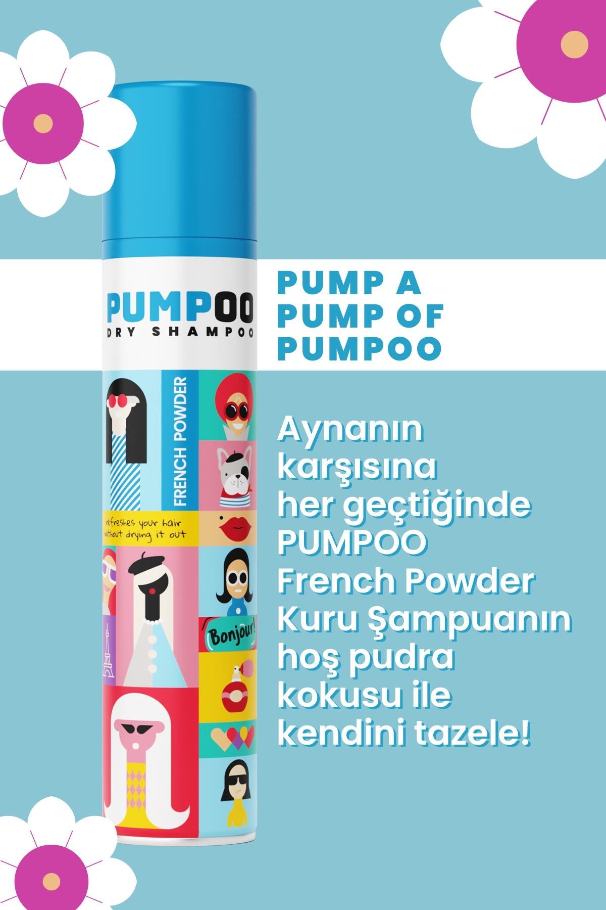 Pumpoo French Powder Kuru Şampuan 200 ml