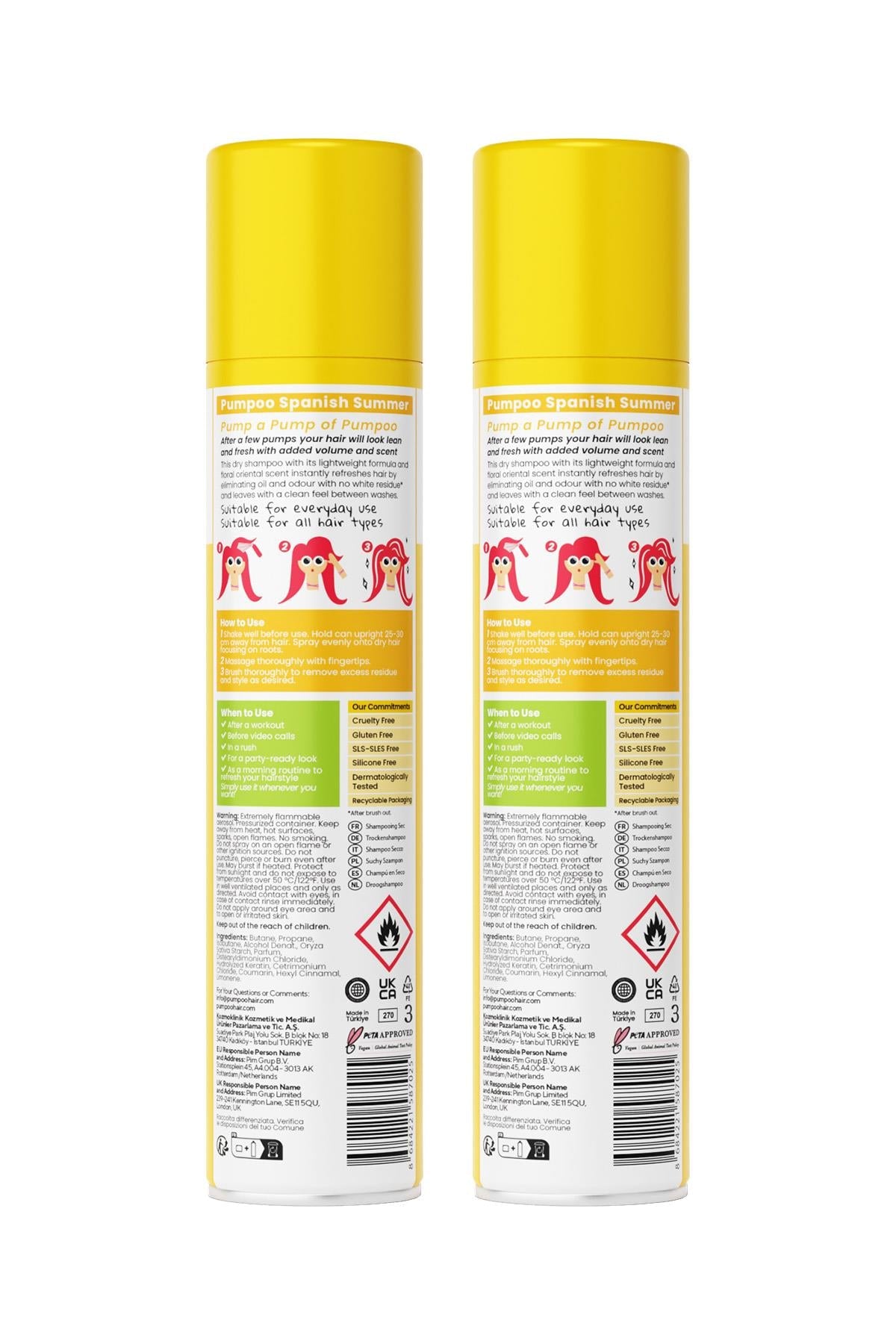 Pumpoo Spanish Summer Kuru Şampuan 200 ml