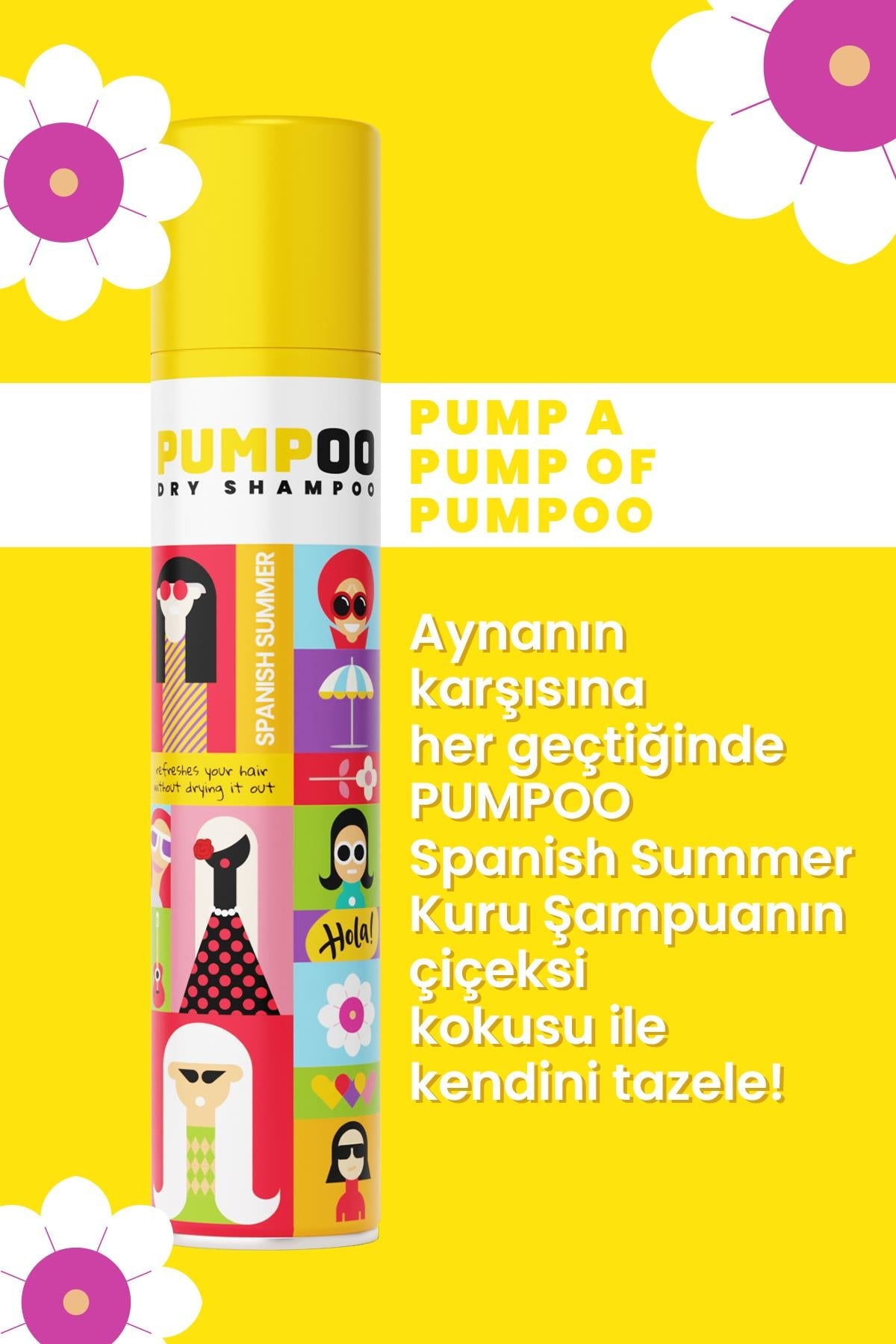 Pumpoo Spanish Summer Kuru Şampuan 200 ml