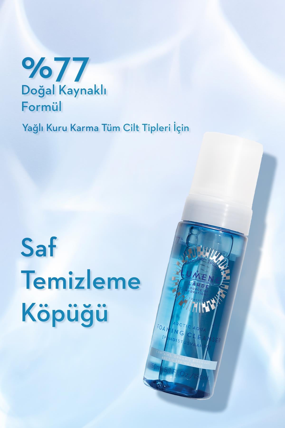 Arctic Aqua Foaming Cleanser - Kutup Kaynak Suyu İçeren Temizleme Köpüğü 150 ML