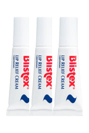 Lip Relief Cream - Dudak Bakım Kremi & Ruj Öncesi Balsam - Nem, Pürüzsüzlük, SPF 15, 6 mlx3