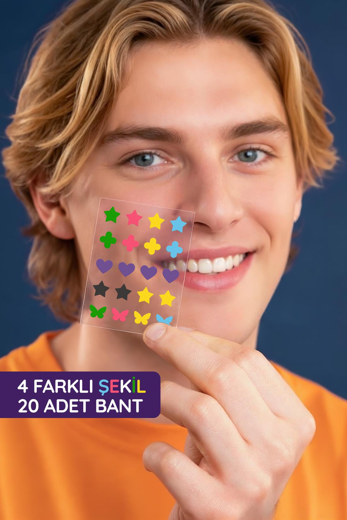 S.O.S Band Fun - 20 Adet Sivilce /Akne Bandı - Pimple Patch- Hidrokolloid Bant X2