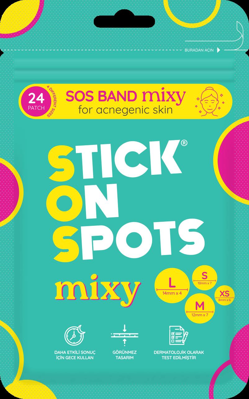 SOS Band  Original (15’li) & Maxi (6’lı) & Mixy (24’lü): Karma Akne Set