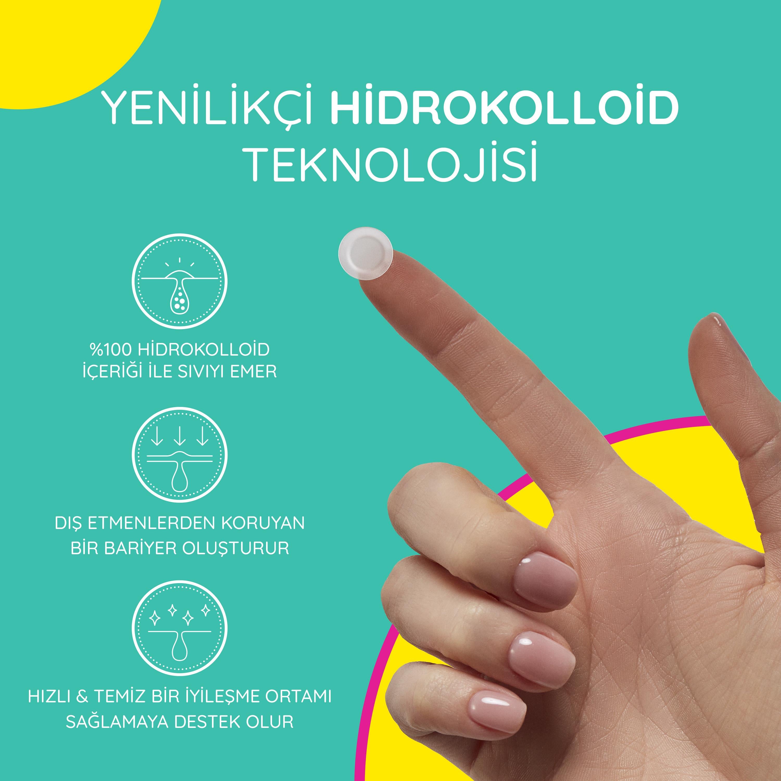 SOS Band Maxi (6’lı) & Mixy (24’lü) %100 Hidrokolloid Sivilce/Akne Bandı