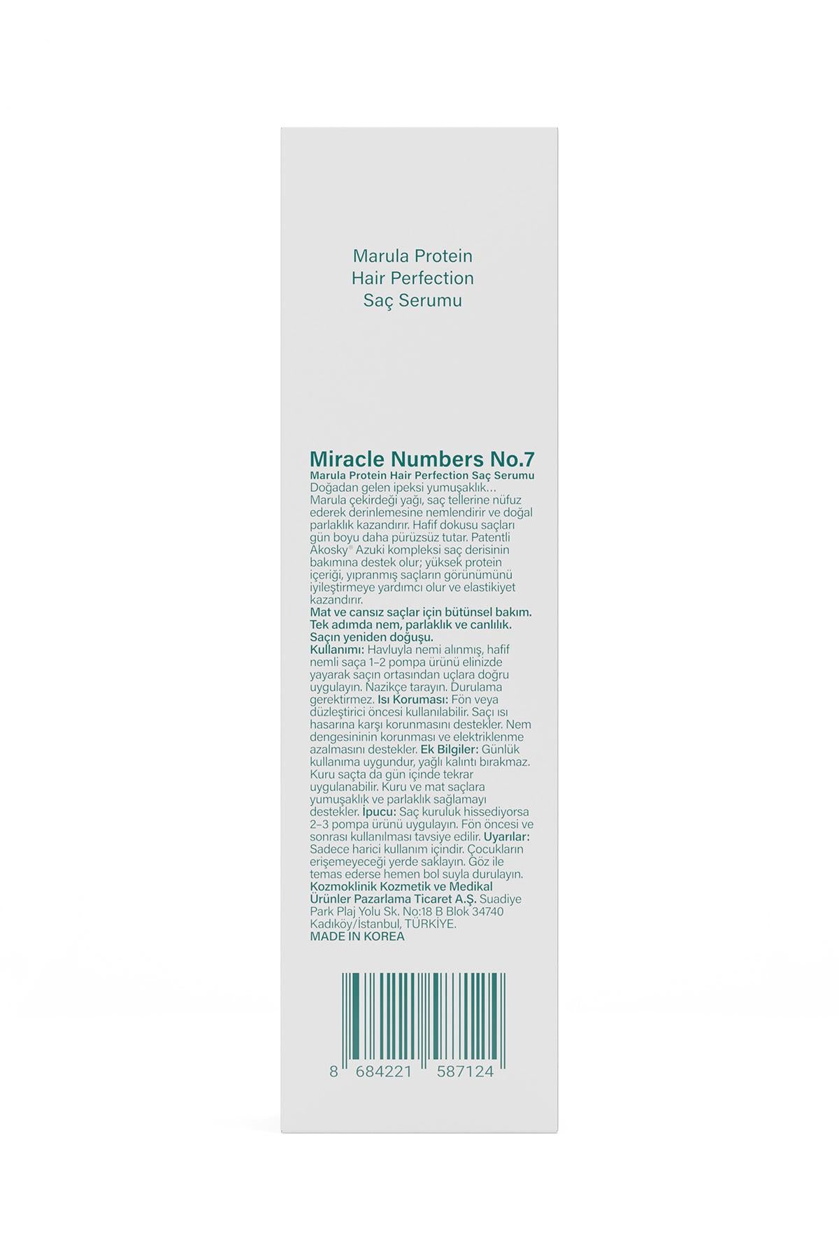 Miracle No:7 Mükemmelleştirici Mucize Serum - Protein Hair Perfection 50 ml