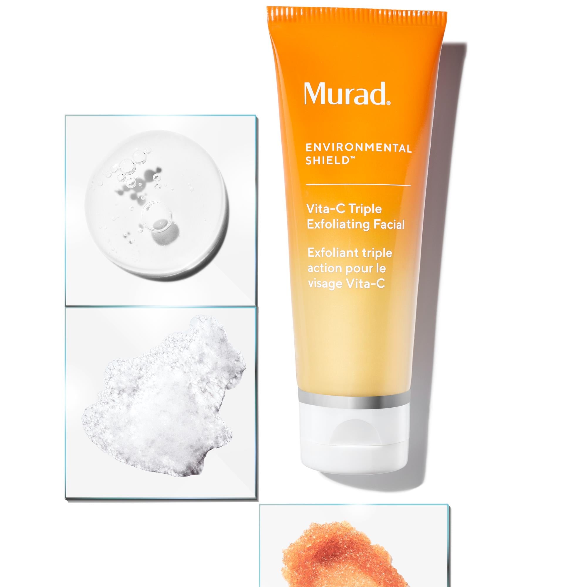 Vita-C Triple Exfoliating Facial - Altın ile Kapsüle Edilmiş C Vitamini İçeren Cilt Yenileyici Profesyonel Ev Peelingi