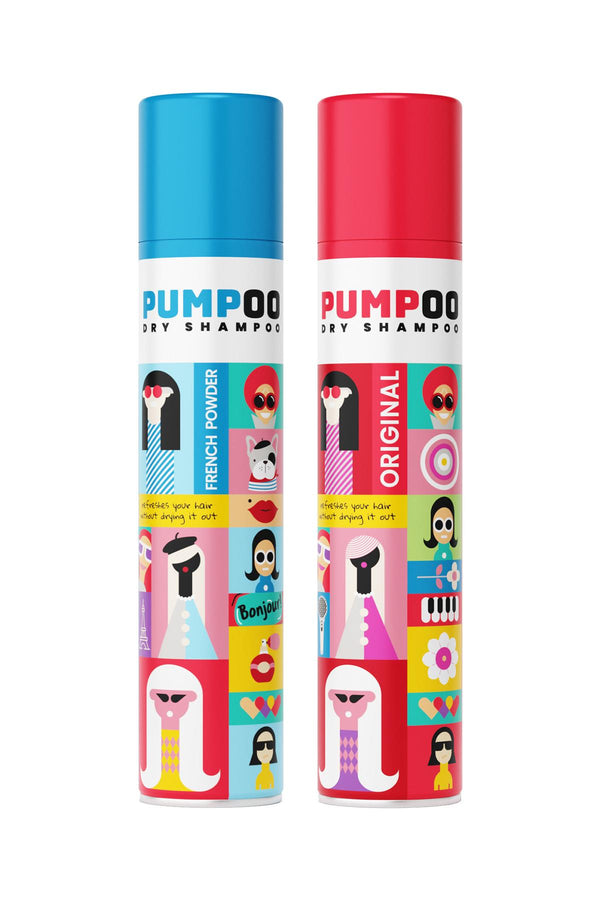 Pumpoo Original Dry Shampoo + French Powder Dry Shampoo 200 ml