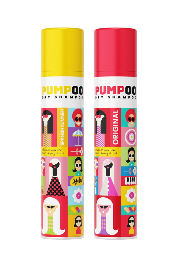 Pumpoo Original Dry Shampoo + Spanish Summer Dry Shampoo 200 ml