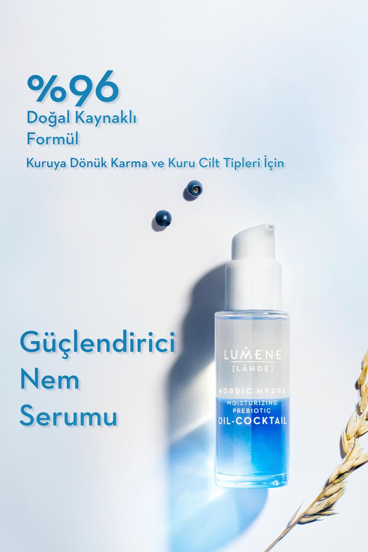 Nordic Hydra 24 Saat Nem Veren Bariyer Destekleyici Serum 30 ml