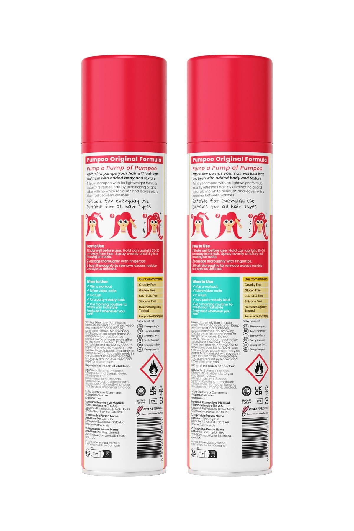 Pumpoo Original Kuru Şampuan 200 ml
