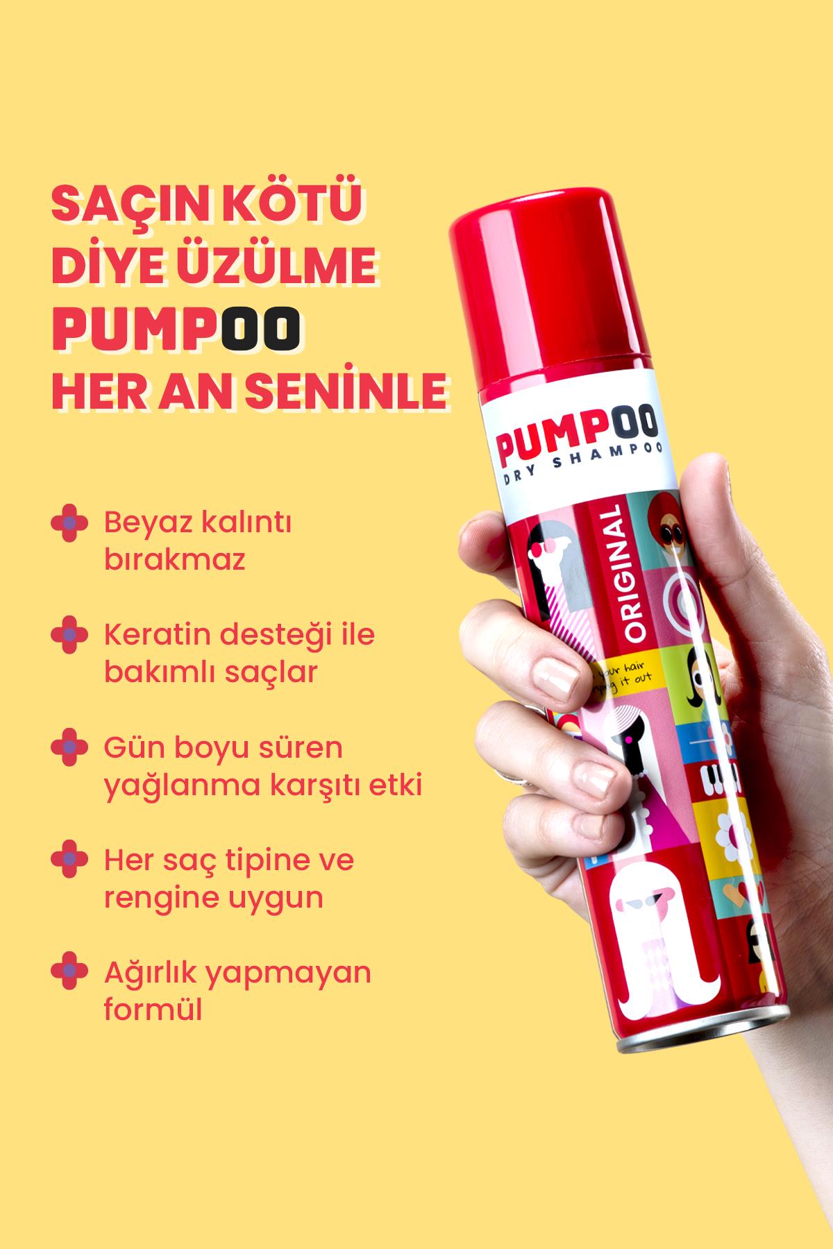 Pumpoo Original Kuru Şampuan 200 ml