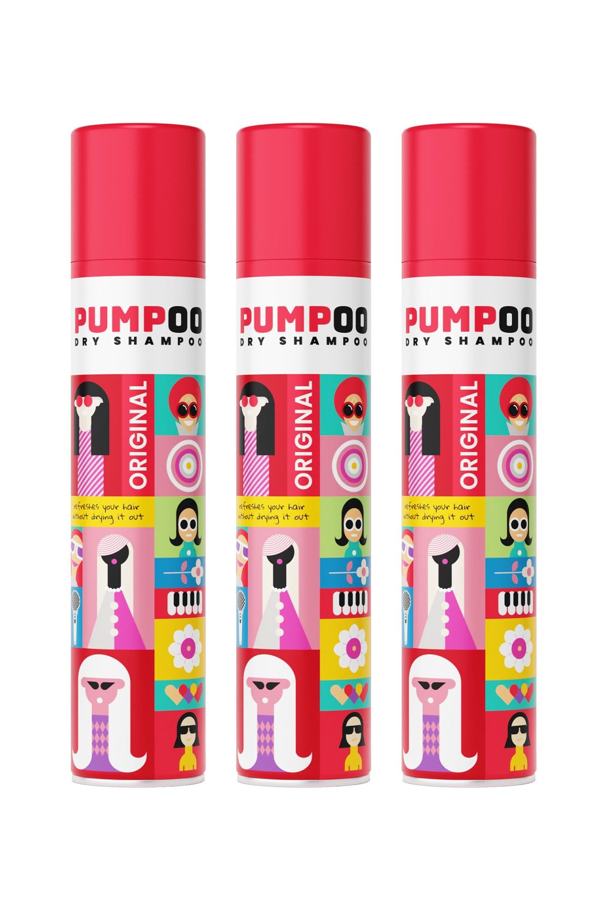 Original Kuru Şampuan - Original Dry Shampoo x3