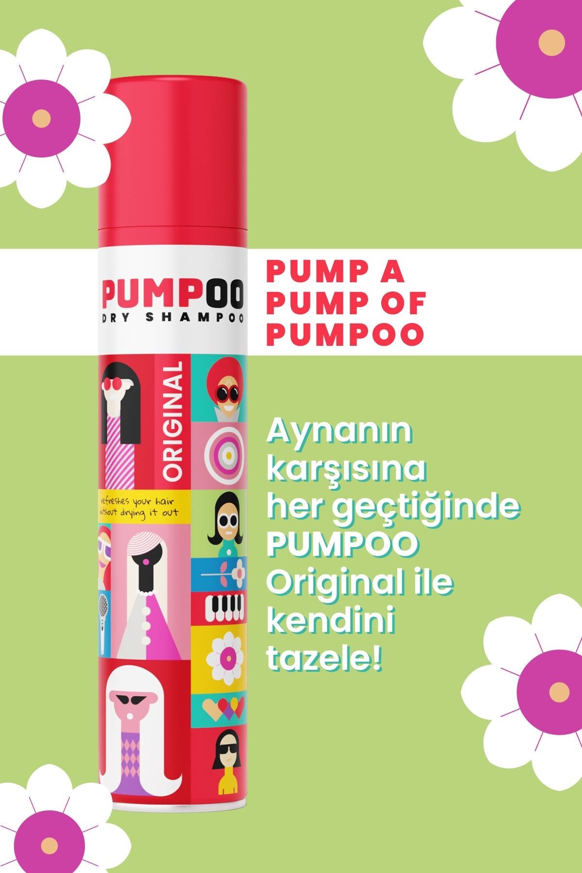 Pumpoo Original Kuru Şampuan 200 ml