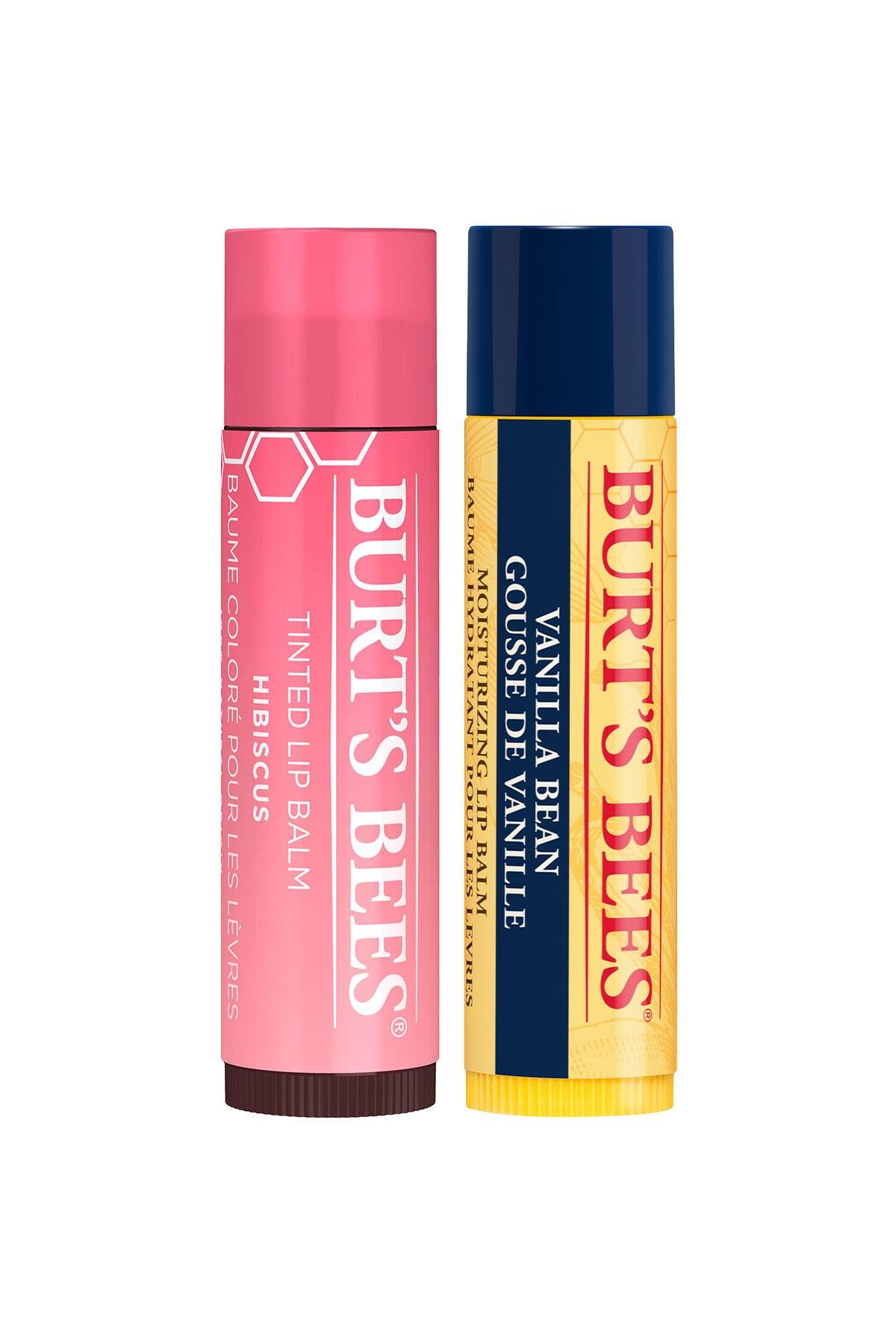 Renkli Dudak Bakım Kremi  Gül Kurusu 4.25 gr & Vanilya Aromalı Dudak Kremi Avantajlı Set