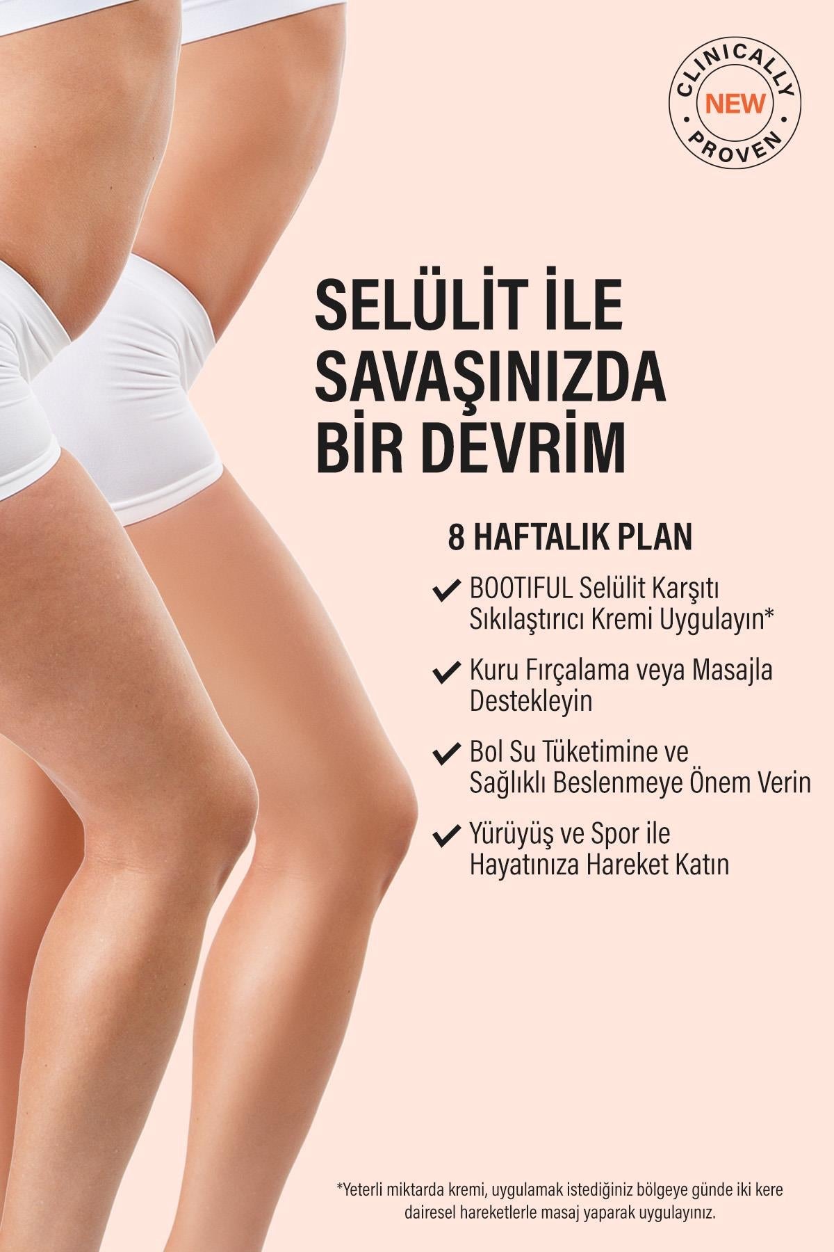 Bootiful Selülit Karşıtı Sıkılaştırıcı Krem 200 ml